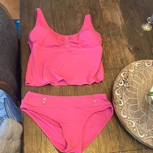 Pink tankini